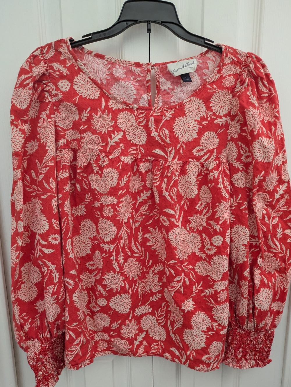 Floral Prarie Cottage Core  Long Sleeve Blouse Universal Thread